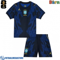 Fotballdrakt Barn Brasil Bortedraktsett VM 2026 Kortermet (+ Korte bukser)